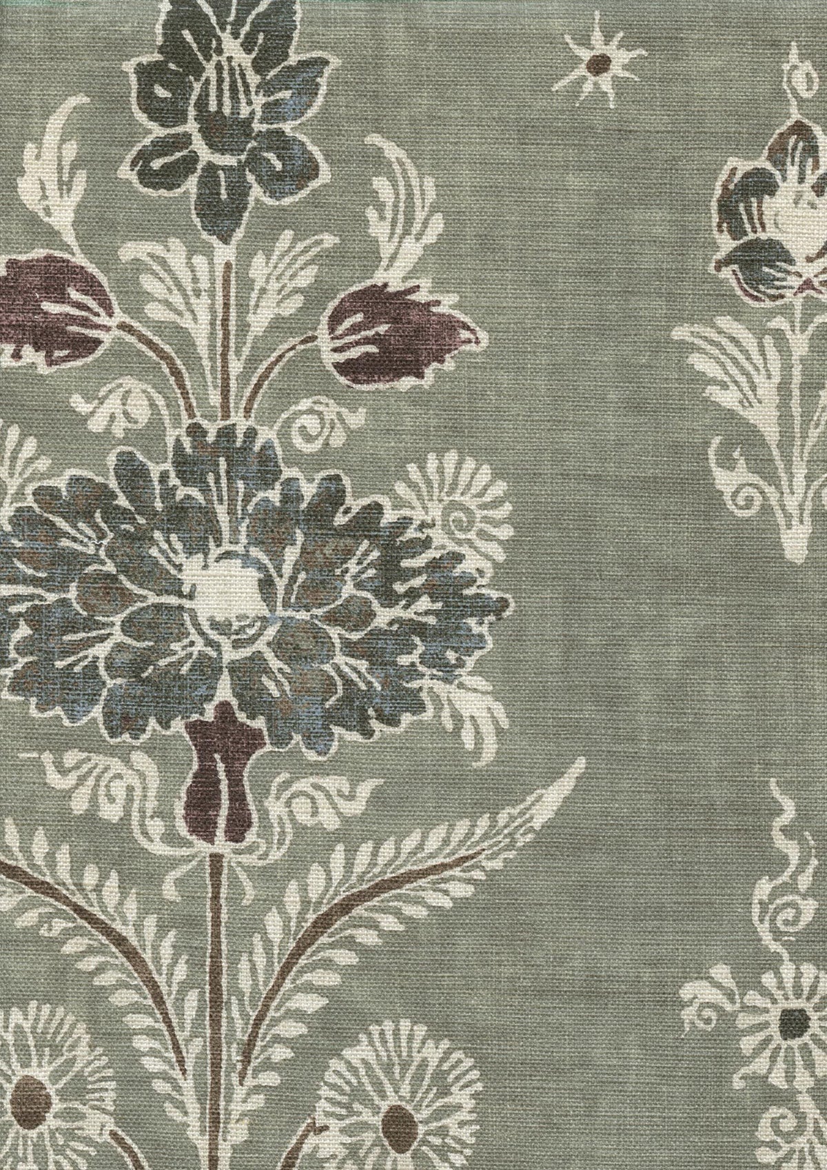 Lewis & Wood Citadel Fig Made to Measure Curtains – fabric detail