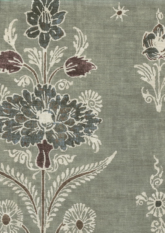 Lewis & Wood Citadel Fig Made to Measure Roman Blinds – fabric detail