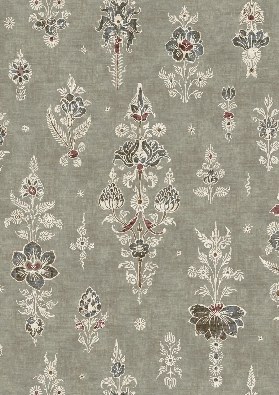 Lewis & Wood Citadel Fig Made to Measure Roman Blinds – close-up