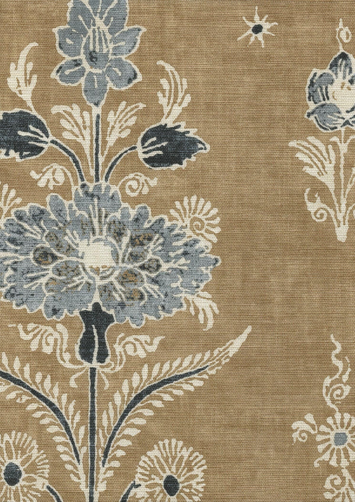 Lewis & Wood Citadel Ochre Smoke Made to Measure Roman Blinds – fabric detail