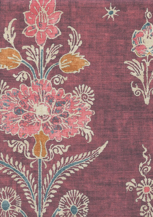 Lewis & Wood Citadel Turkish Rose Made to Measure Roman Blinds – fabric detail