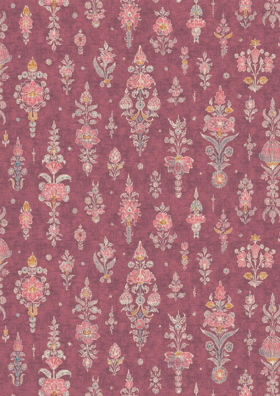 Lewis & Wood Citadel Turkish Rose Made to Measure Curtains – full width