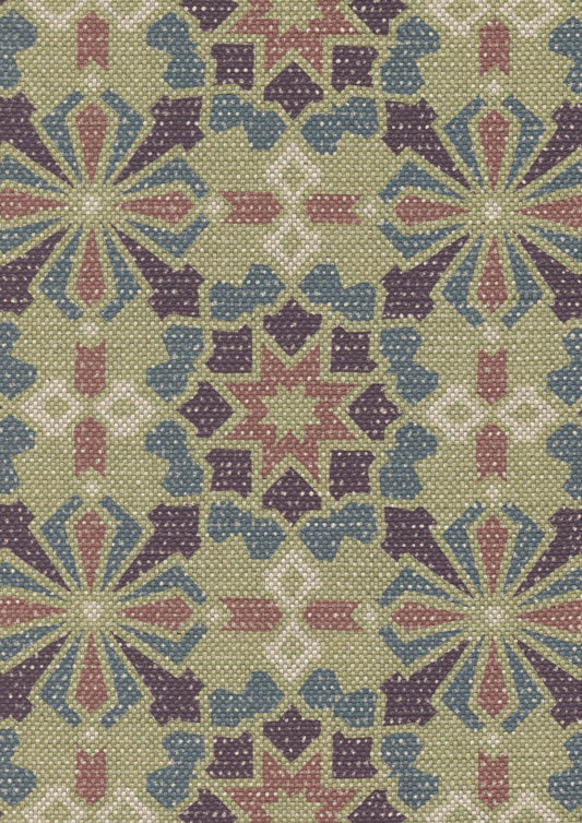 Lewis & Wood Conway Iris Made to Measure Roman Blinds – fabric detail