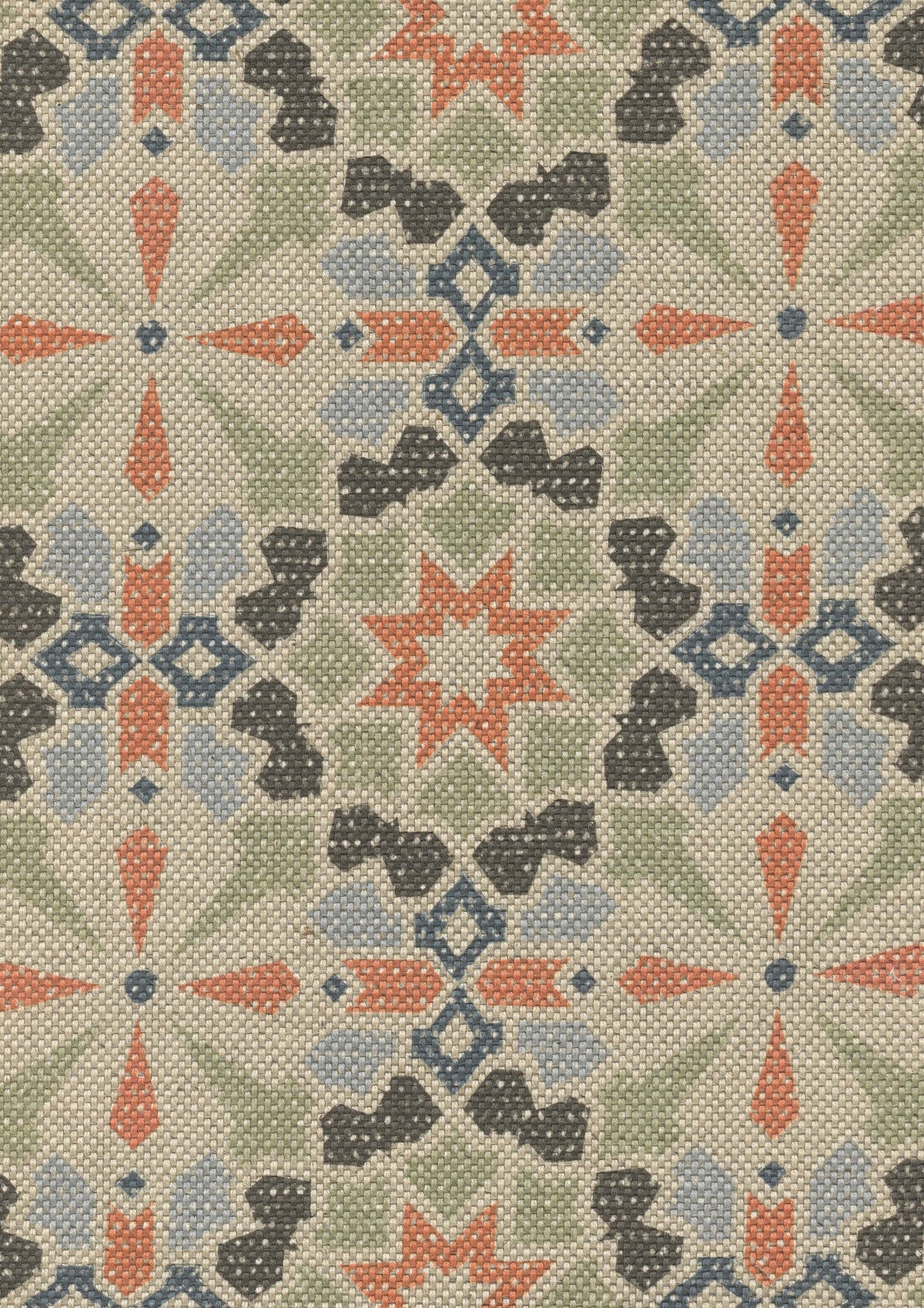 Lewis & Wood Conway Nasturtium Made to Measure Roman Blinds – fabric detail