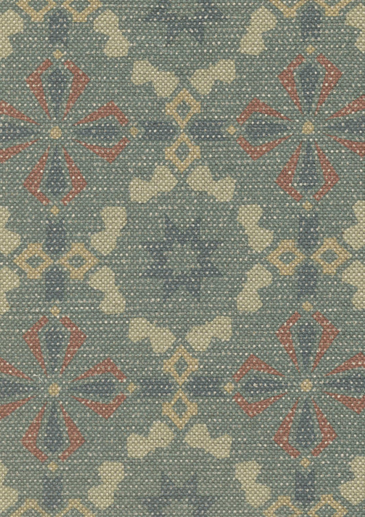 Lewis & Wood Conway Salvia Made to Measure Roman Blinds – fabric detail