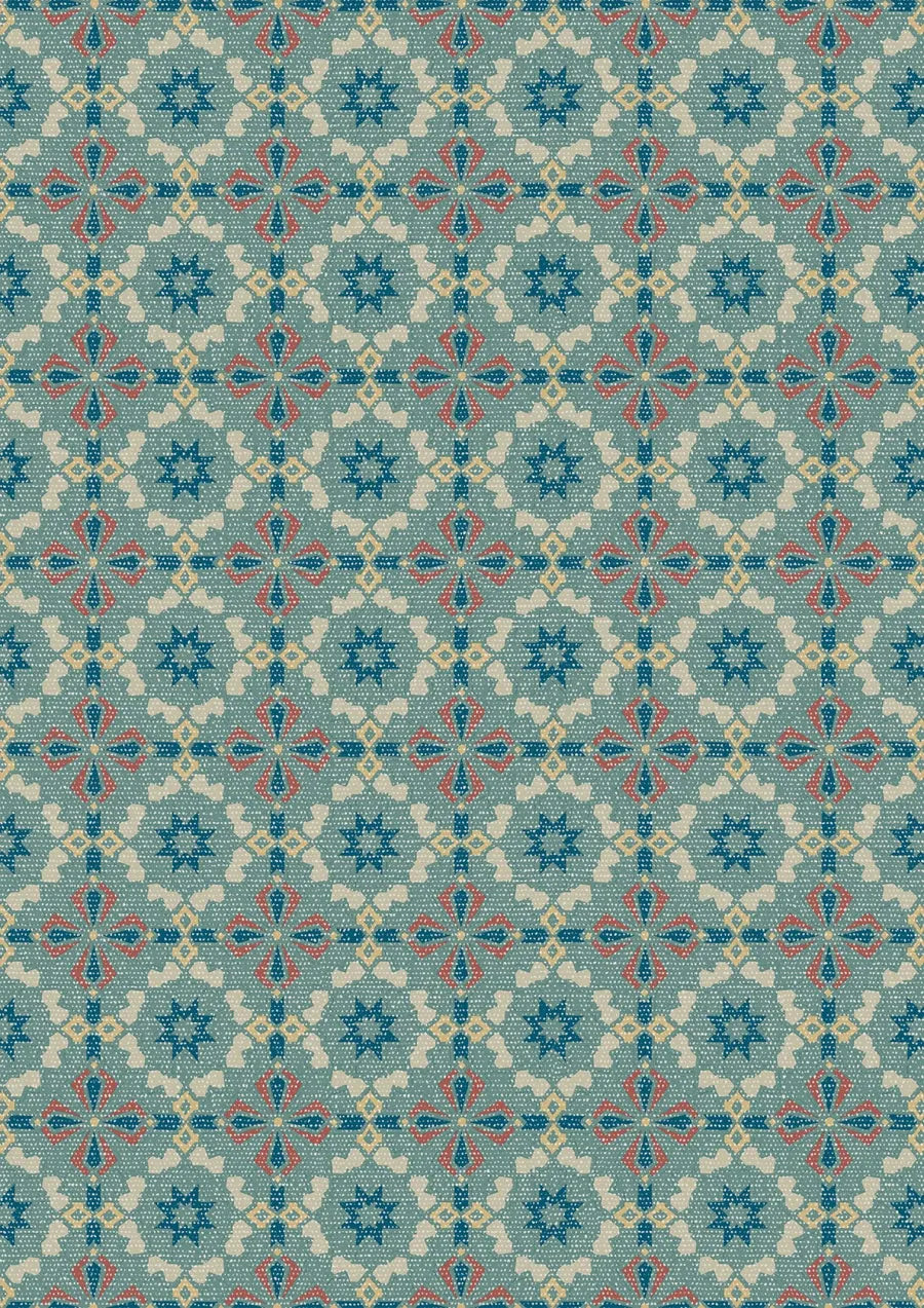 Lewis & Wood Conway Salvia Made to Measure Curtains – close-up