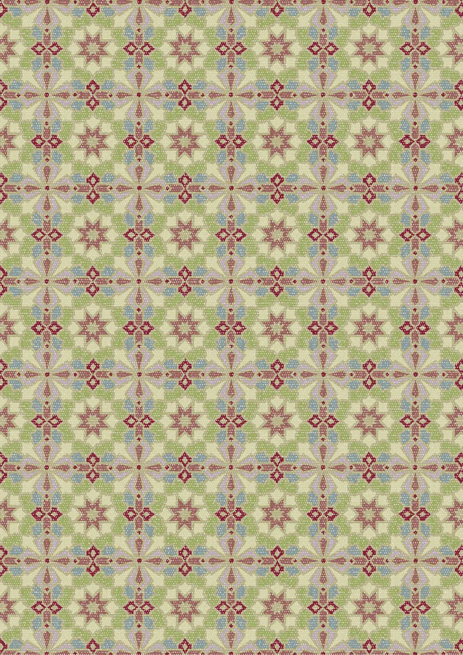 Lewis & Wood Conway Sweet Pea Made to Measure Roman Blinds – close-up