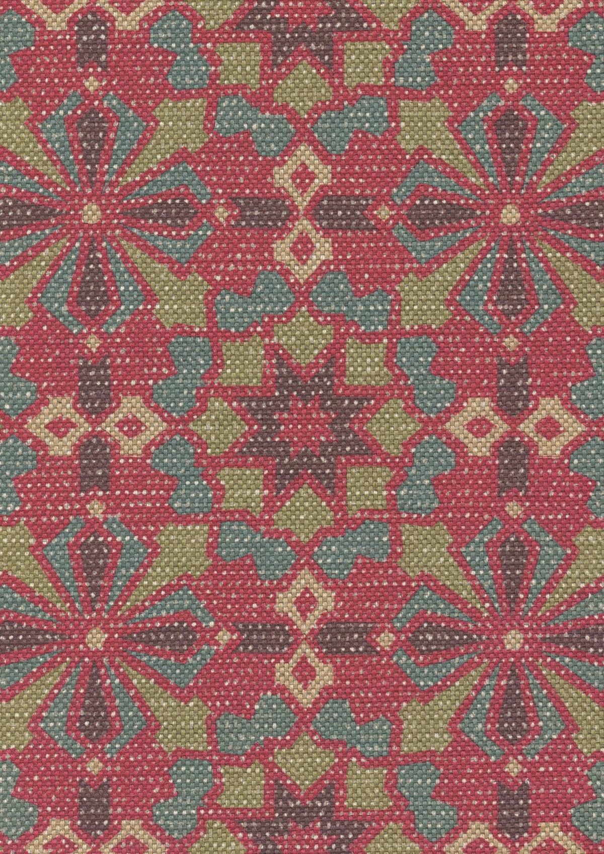 Lewis & Wood Conway Zinnia Made to Measure Roman Blinds – fabric detail