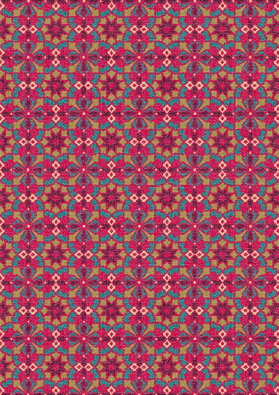 Lewis & Wood Conway Zinnia Made to Measure Curtains – close-up