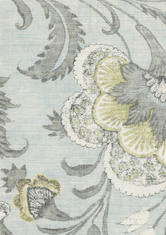 Lewis & Wood Coromandel Mimosa Made to Measure Curtains – fabric detail