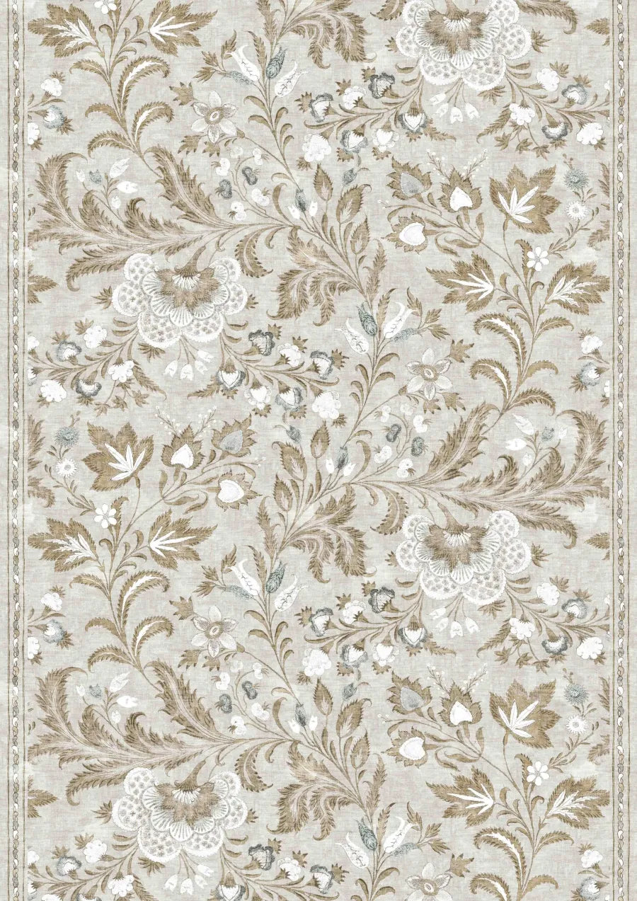 Lewis & Wood Coromandel Sandalwood Made to Measure Curtains – full width