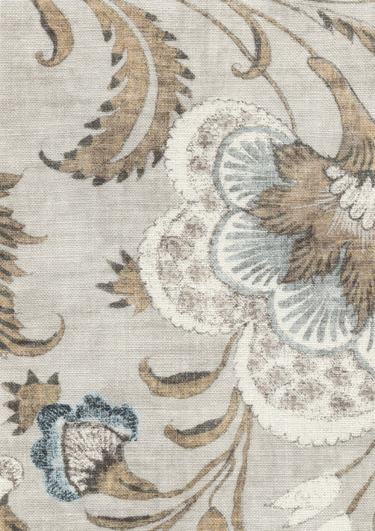 Lewis & Wood Coromandel Sandalwood Made to Measure Roman Blinds – fabric detail