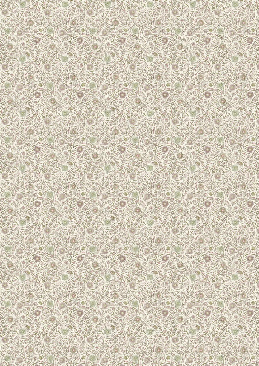 Lewis & Wood Daisy Chintz Mallow Made to Measure Roman Blinds – full width