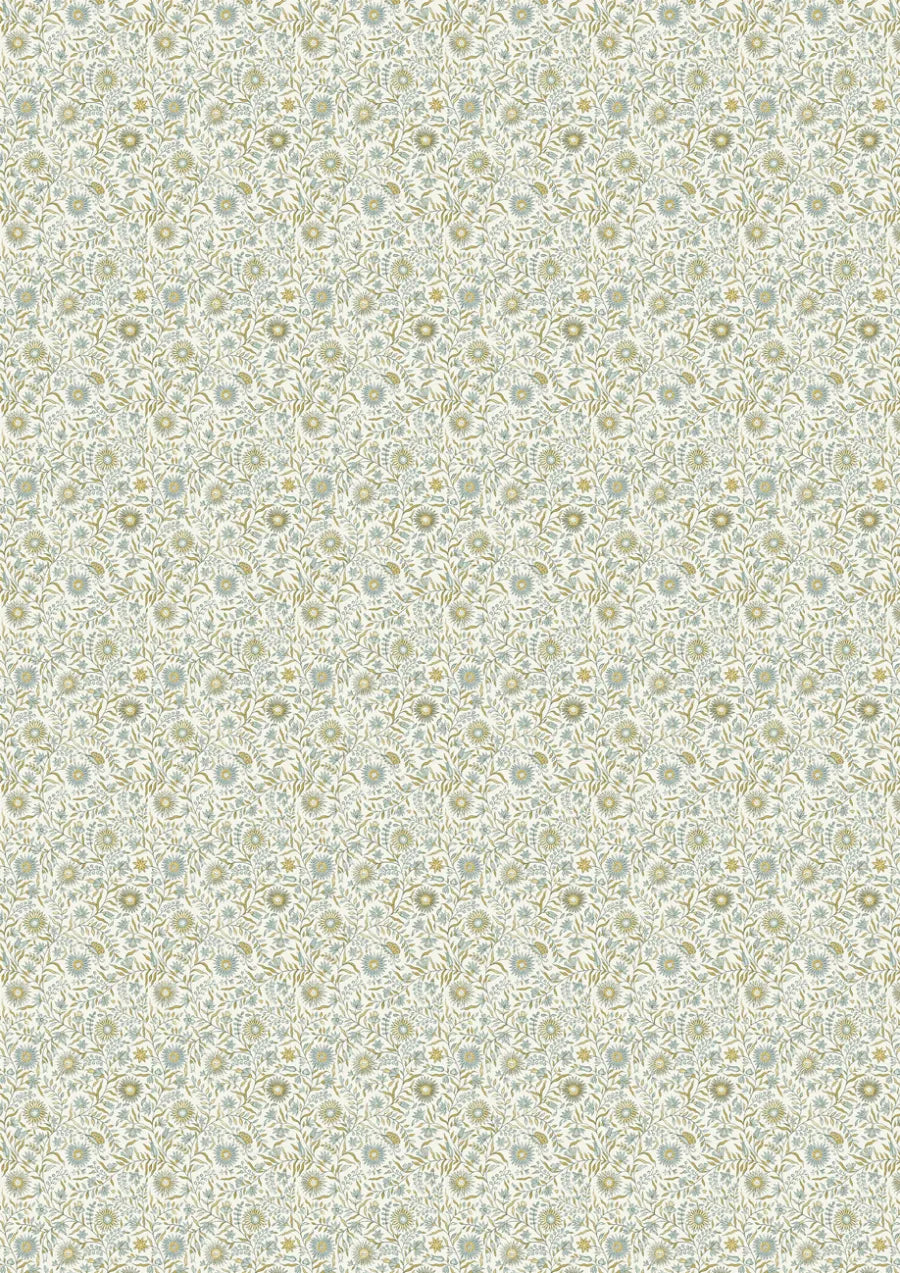 Lewis & Wood Daisy Chintz Quince Made to Measure Roman Blinds – full width