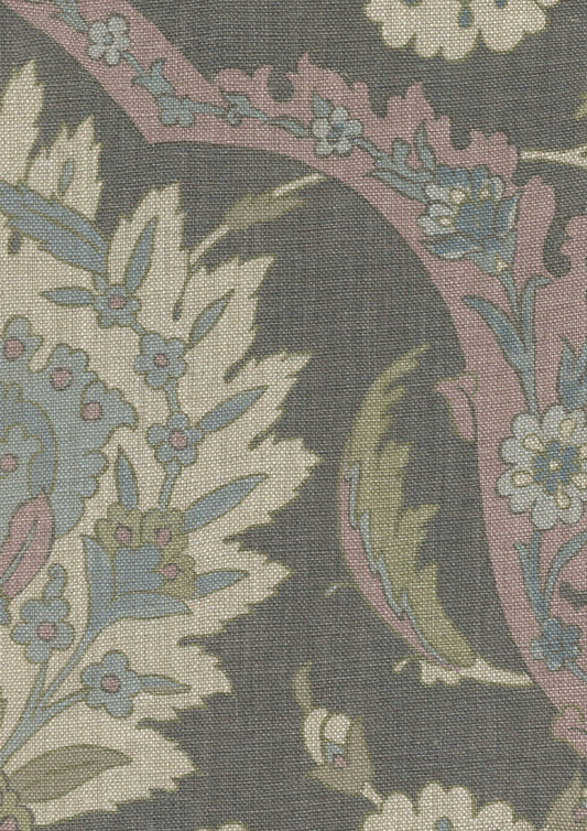 Lewis & Wood Damascus Amethyst Made to Measure Roman Blinds – fabric detail
