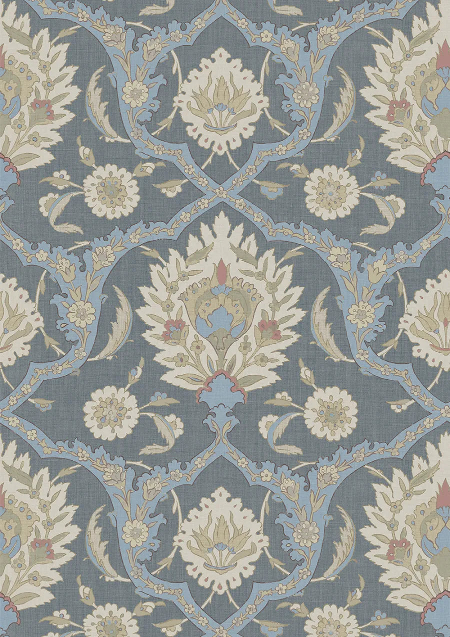 Lewis & Wood Damascus Marmara Made to Measure Roman Blinds – close-up