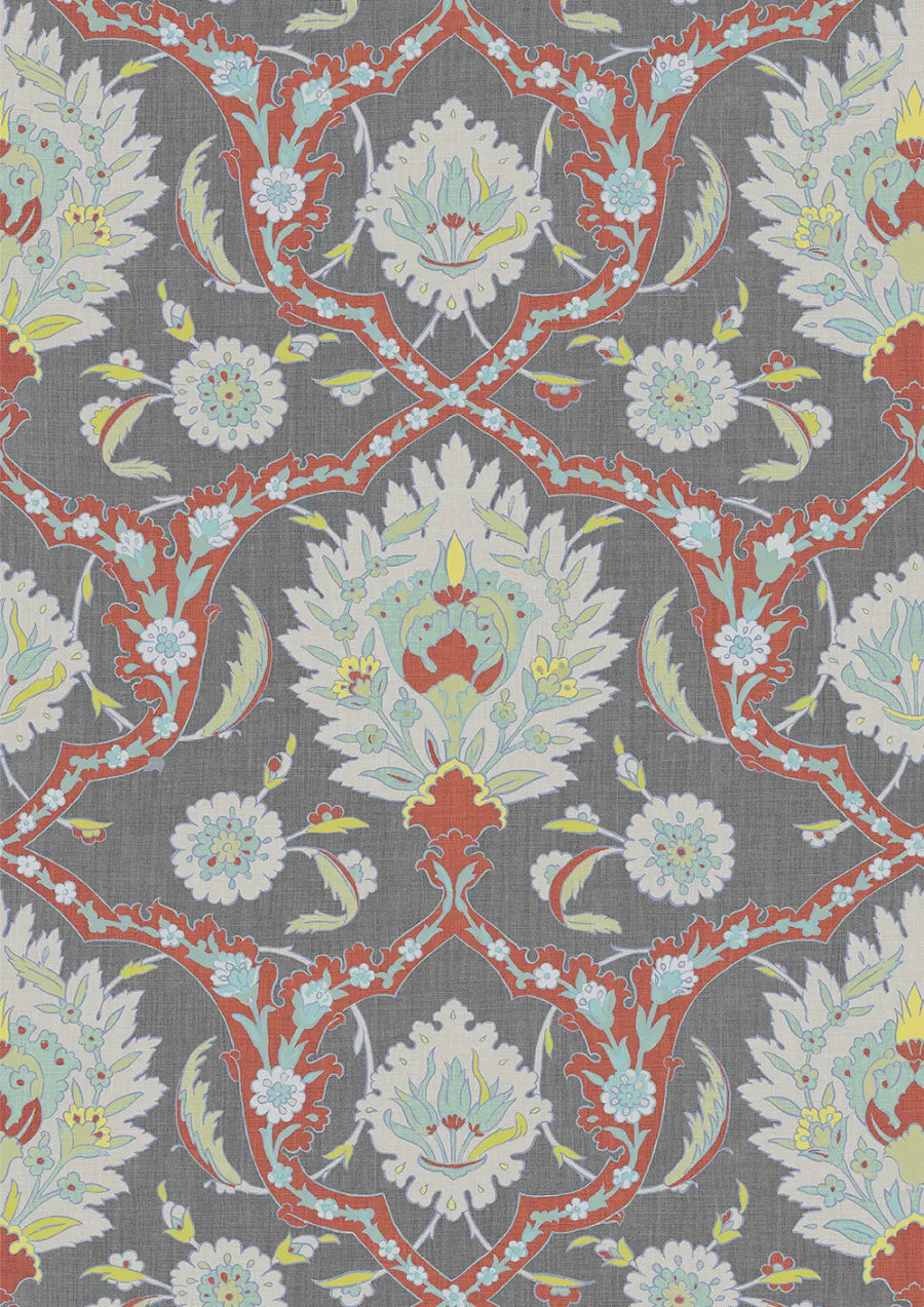 Lewis & Wood Damascus Sultan Made to Measure Roman Blinds – close-up