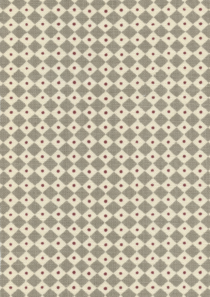 Lewis & Wood Diamond Dot Casement Made to Measure Roman Blinds – fabric detail
