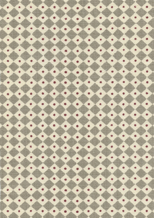 Lewis & Wood Diamond Dot Casement Made to Measure Roman Blinds – fabric detail