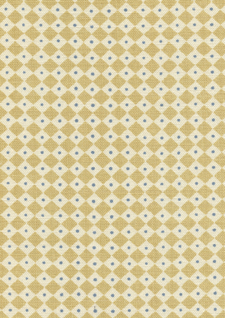 Lewis & Wood Diamond Dot Malt Made to Measure Curtains – fabric detail