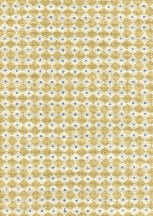 Lewis & Wood Diamond Dot Malt Made to Measure Curtains – fabric detail
