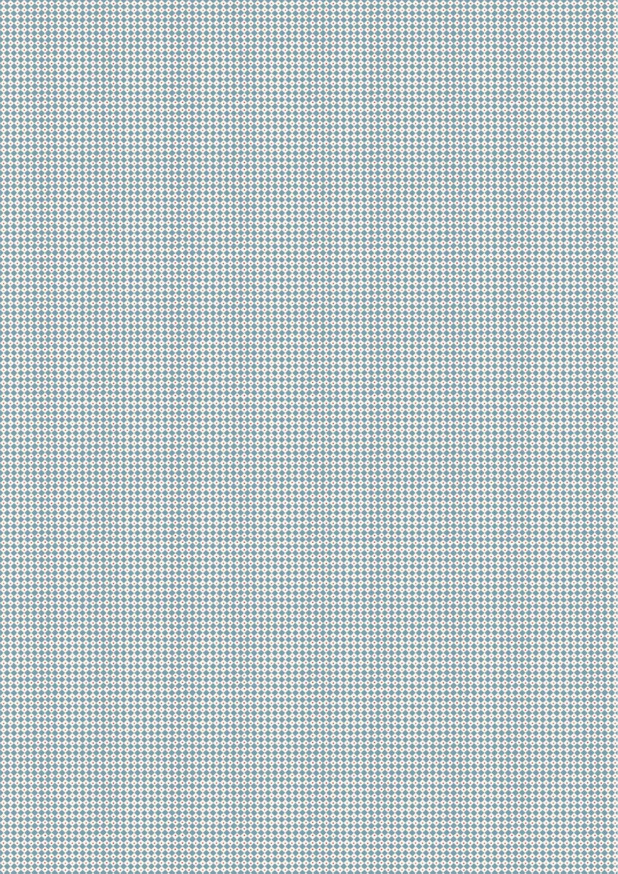 Lewis & Wood Diamond Dot Wedgwood Blue Made to Measure Curtains – full width