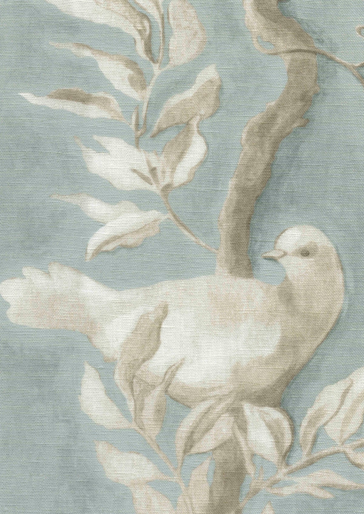 Lewis & Wood Doves Rock Dove Made to Measure Roman Blinds – fabric detail