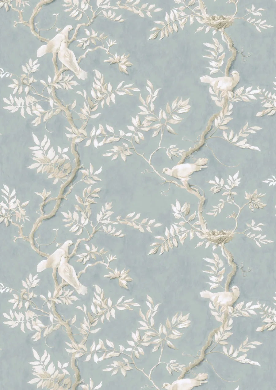 Lewis & Wood Doves Rock Dove Made to Measure Roman Blinds – full width