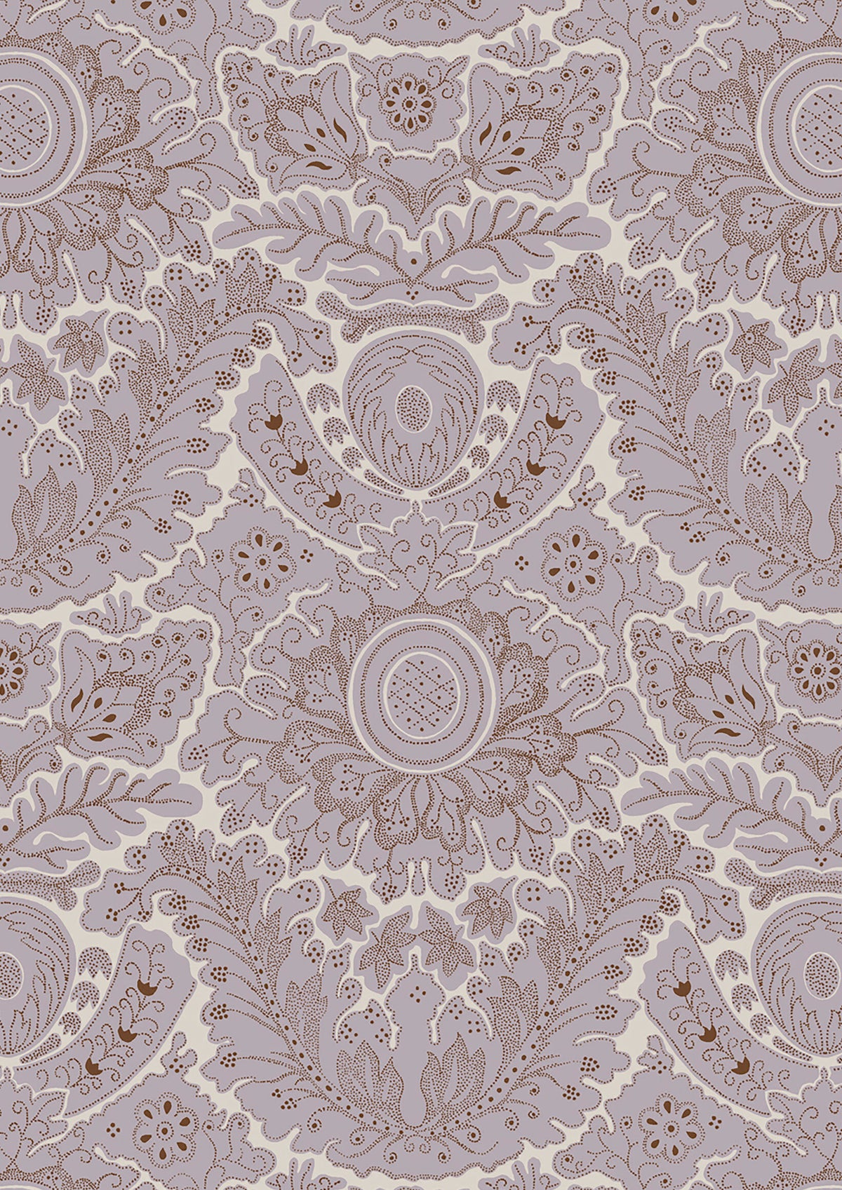 Lewis & Wood Etienne Amethyst Made to Measure Curtains – close-up