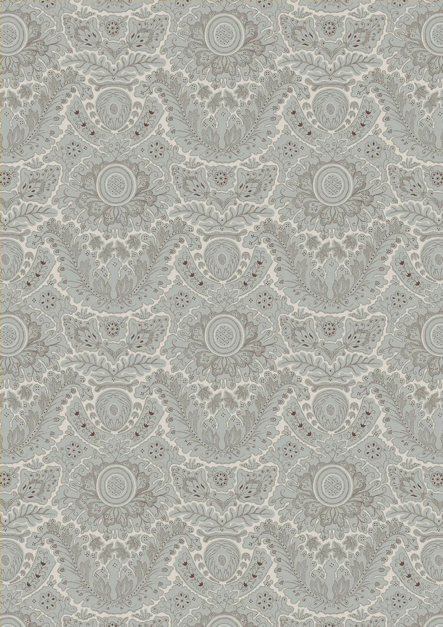 Lewis & Wood Etienne Aquamarine Made to Measure Curtains – full width