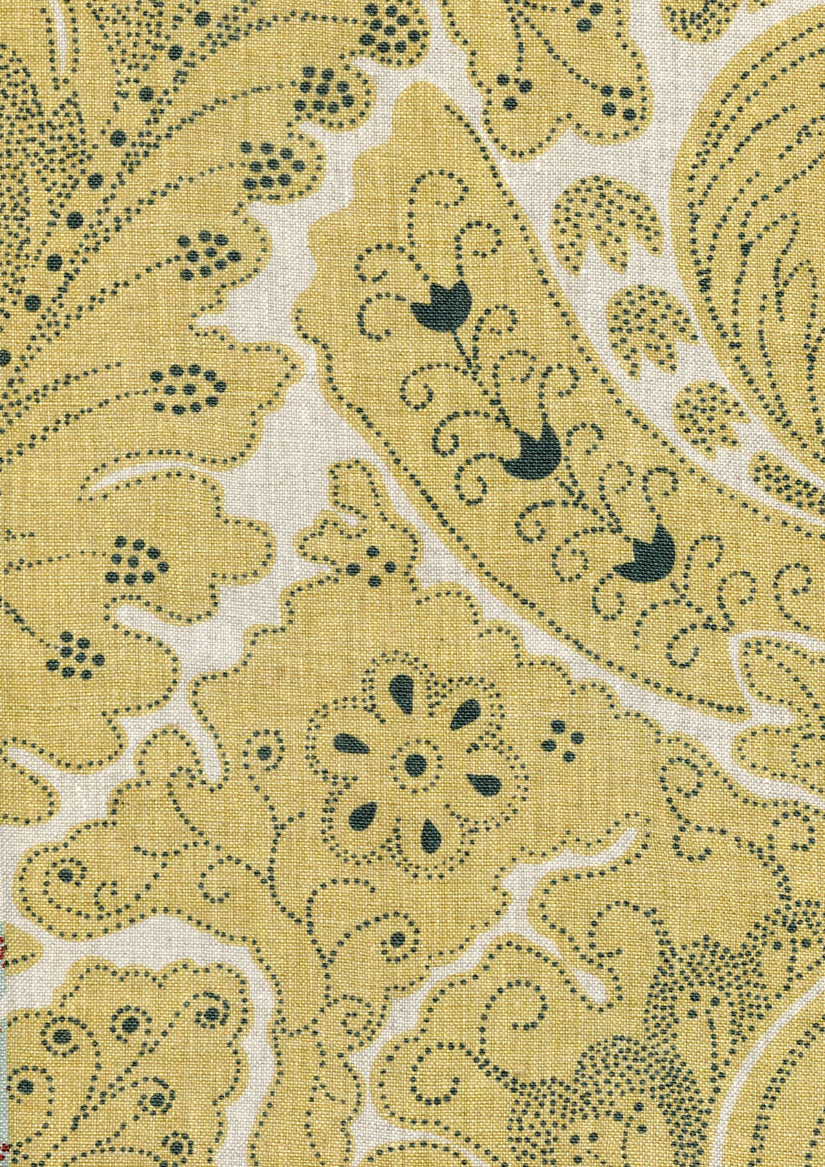 Lewis & Wood Etienne Citrine Made to Measure Roman Blinds – fabric detail