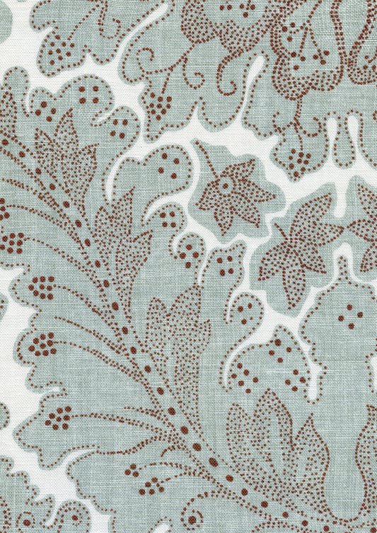 Lewis & Wood Etienne LG Aquamarine Made to Measure Roman Blinds – fabric detail