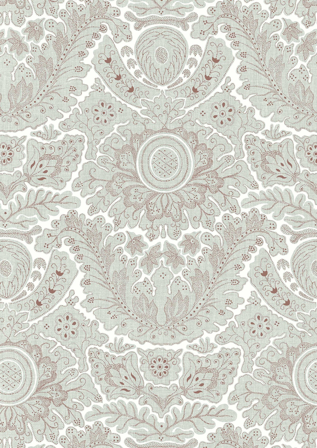 Lewis & Wood Etienne LG Aquamarine Made to Measure Curtains – close-up