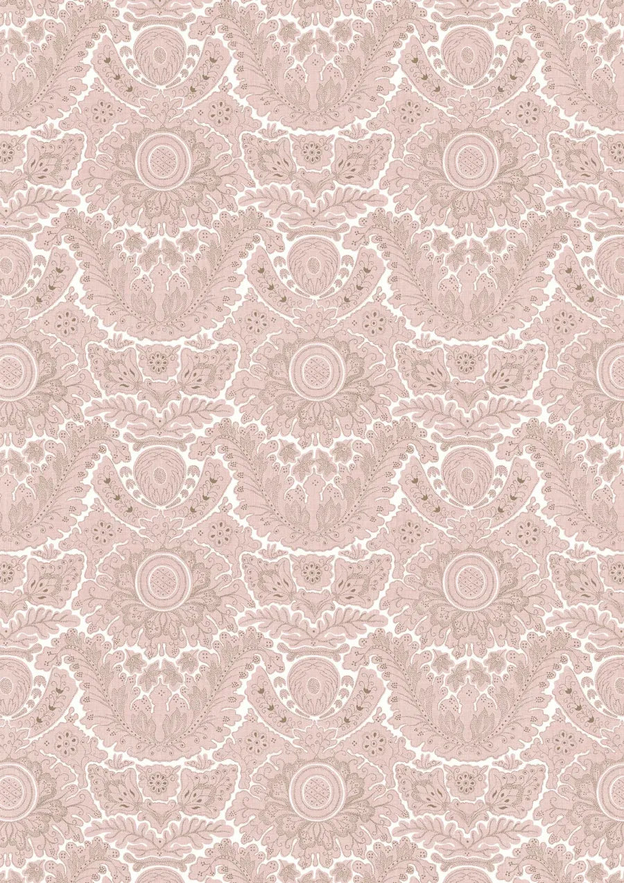 Lewis & Wood Etienne LG Rose Quartz Made to Measure Roman Blinds – full width