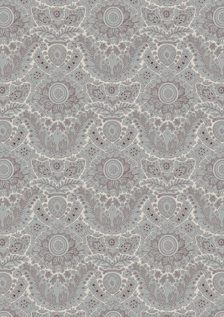 Lewis & Wood Etienne Moonstone Made to Measure Curtains – full width