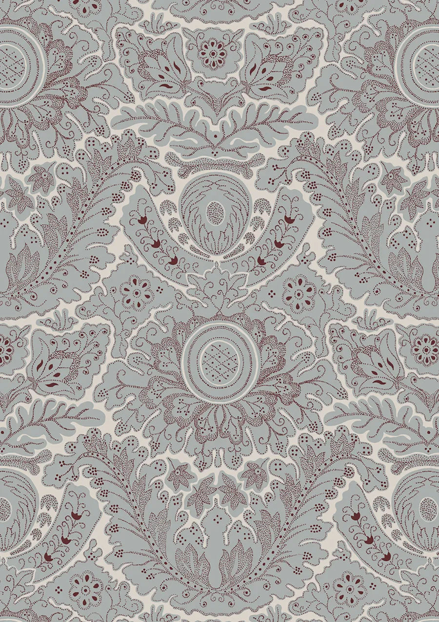Lewis & Wood Etienne Moonstone Made to Measure Curtains – close-up