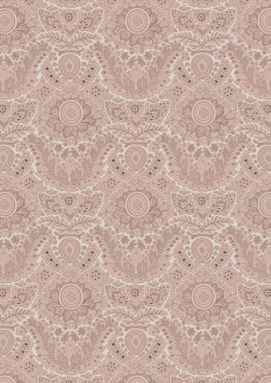 Lewis & Wood Etienne Rose Quartz Made to Measure Curtains – full width