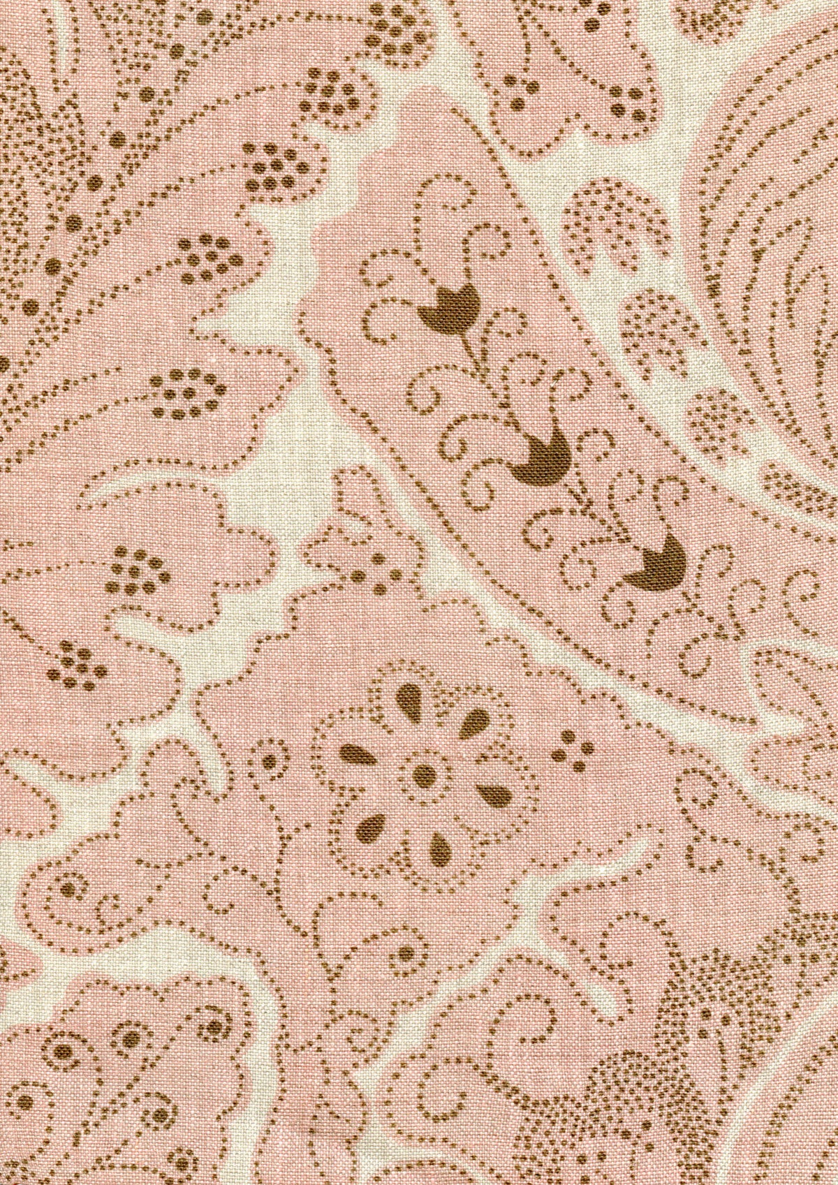 Lewis & Wood Etienne Rose Quartz Made to Measure Roman Blinds – fabric detail