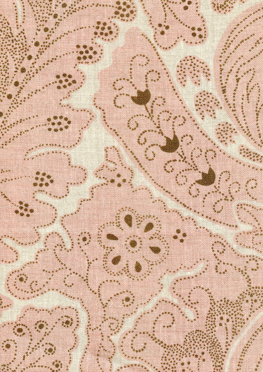Lewis & Wood Etienne Rose Quartz Made to Measure Roman Blinds – fabric detail