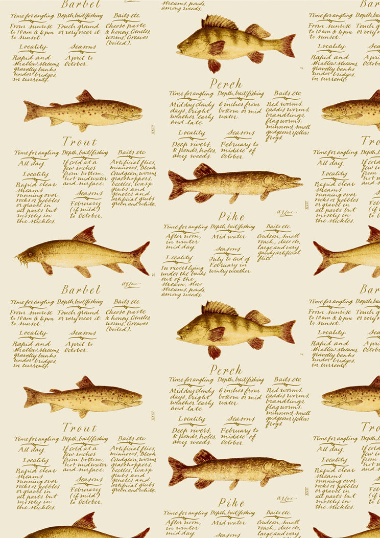 Lewis & Wood European Fish Made to Measure Curtains – close-up