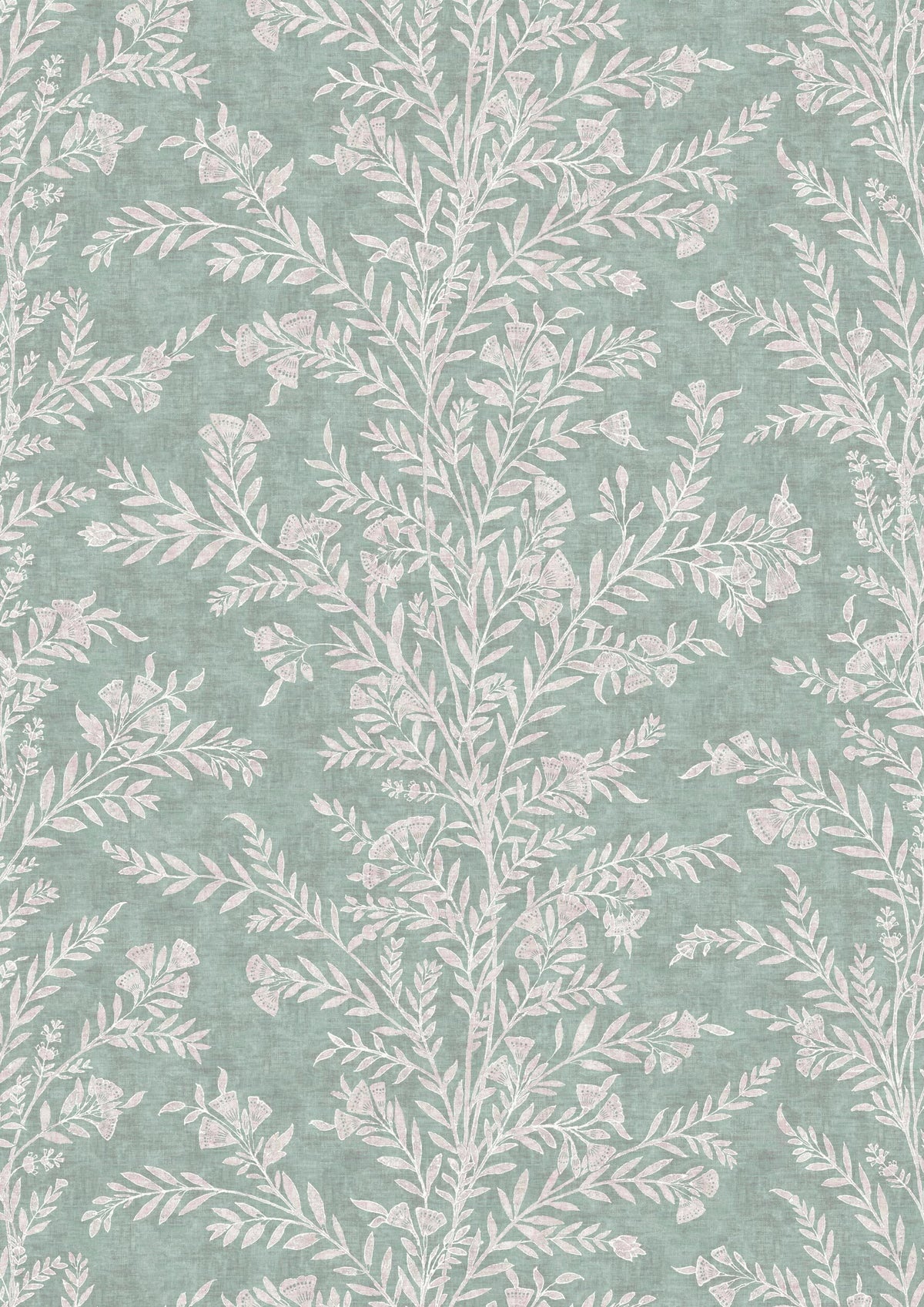 Lewis & Wood Fan Flower Eucalyptus Made to Measure Curtains – full width