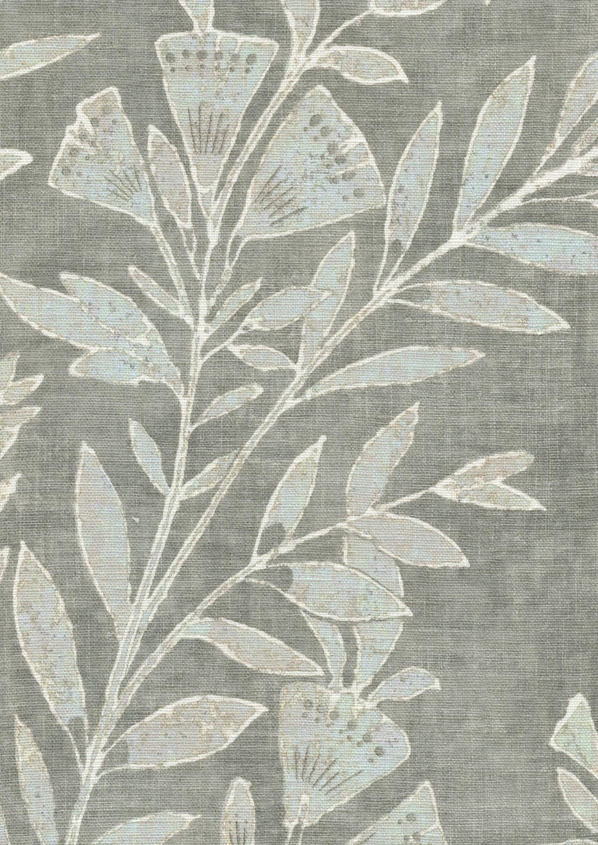 Lewis & Wood Fan Flower Opal Made to Measure Curtains – fabric detail