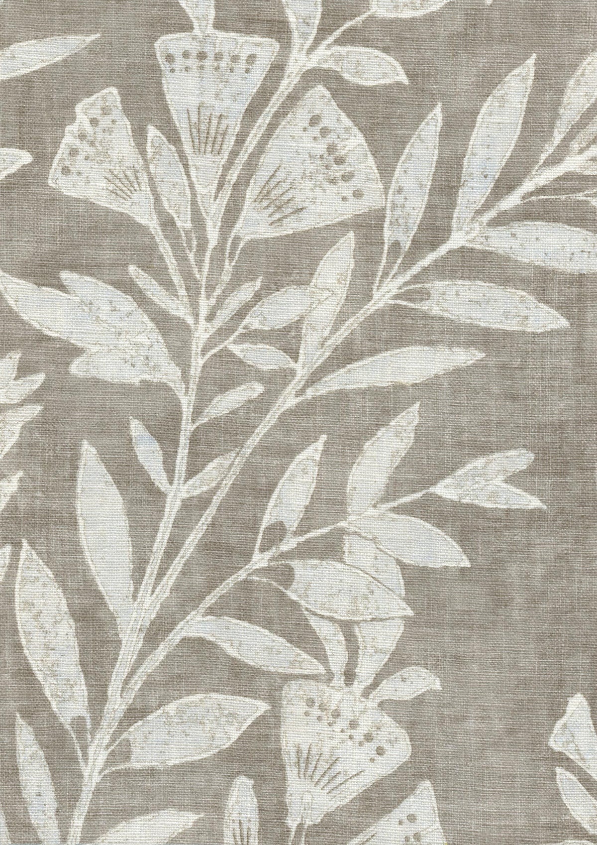 Lewis & Wood Fan Flower Plaster Made to Measure Roman Blinds – fabric detail