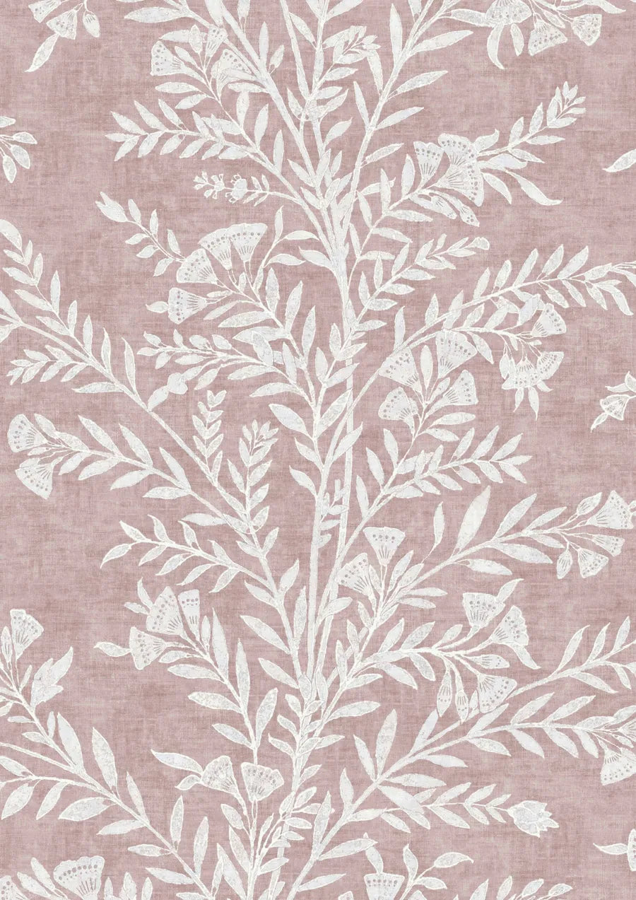 Lewis & Wood Fan Flower Shell Made to Measure Roman Blinds – close-up