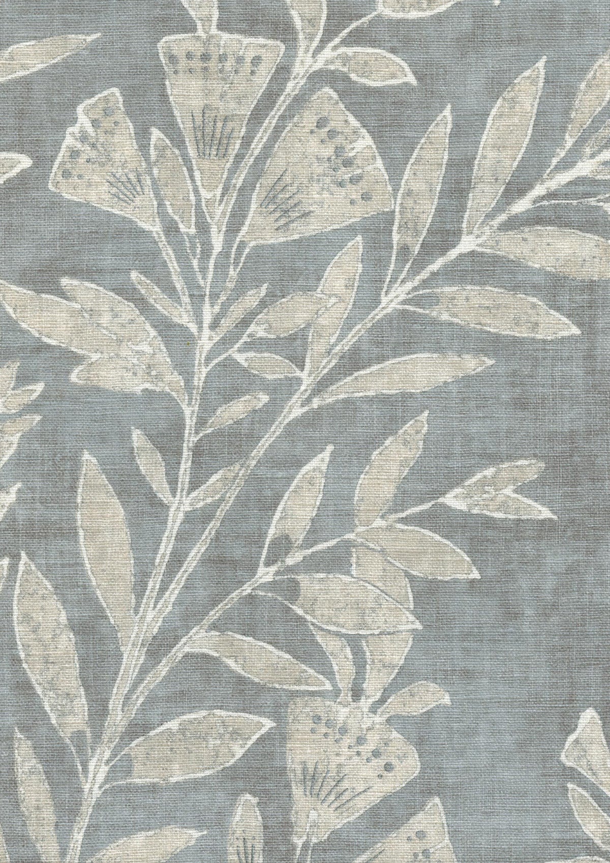 Lewis & Wood Fan Flower Storm Made to Measure Curtains – fabric detail