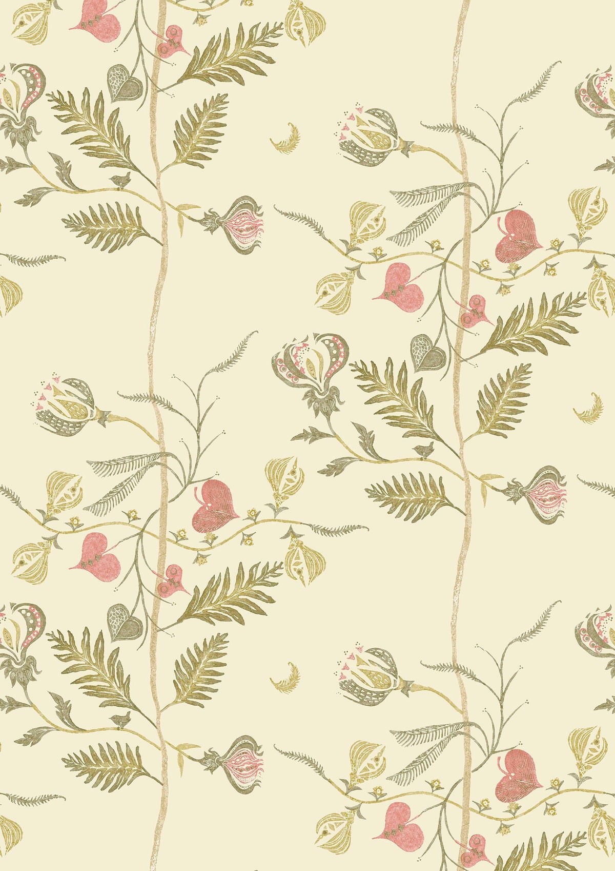 Lewis & Wood Floreat Campion Made to Measure Curtains – close-up