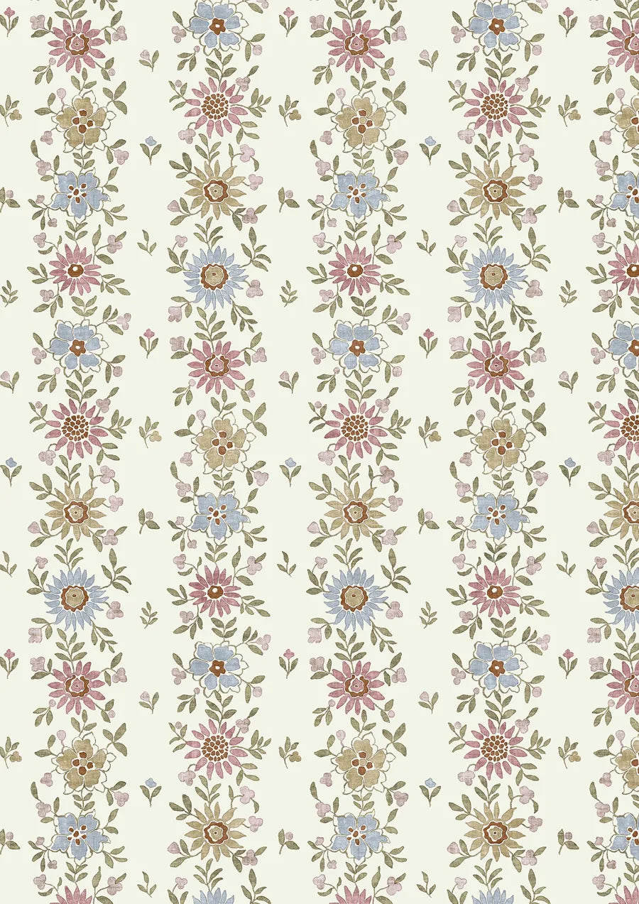 Lewis & Wood Freya Blossom Made to Measure Roman Blinds – close-up