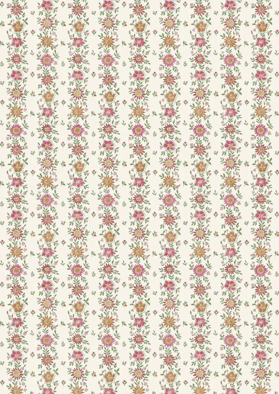 Lewis & Wood Freya Dahlia Made to Measure Curtains – full width