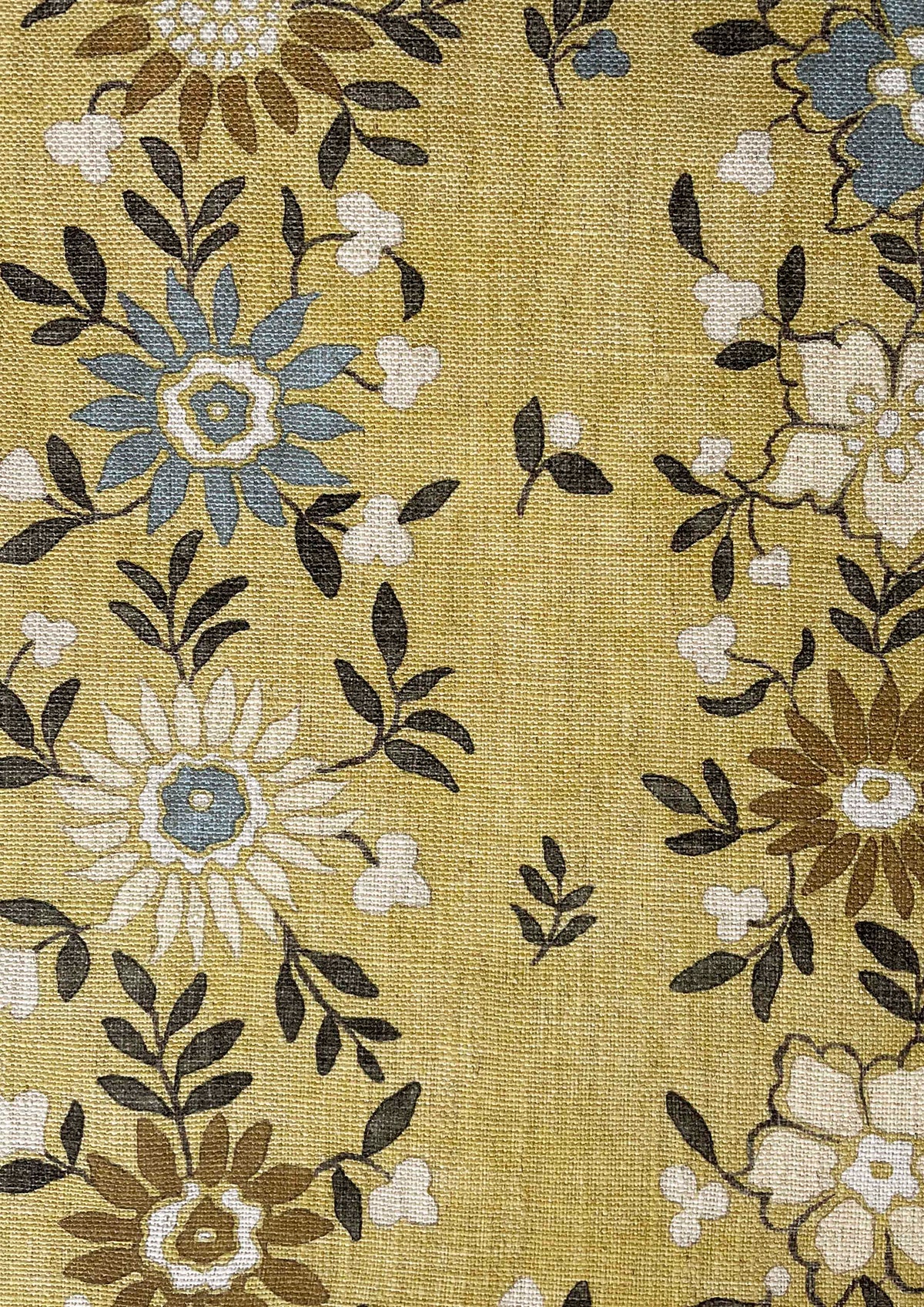 Lewis & Wood Freya Forsythia Made to Measure Roman Blinds – fabric detail