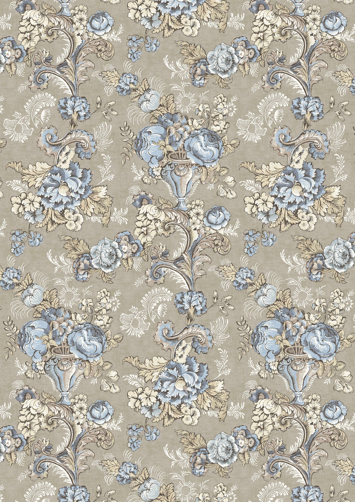 Lewis & Wood Georgia Blue Oyster Made to Measure Roman Blinds – full width